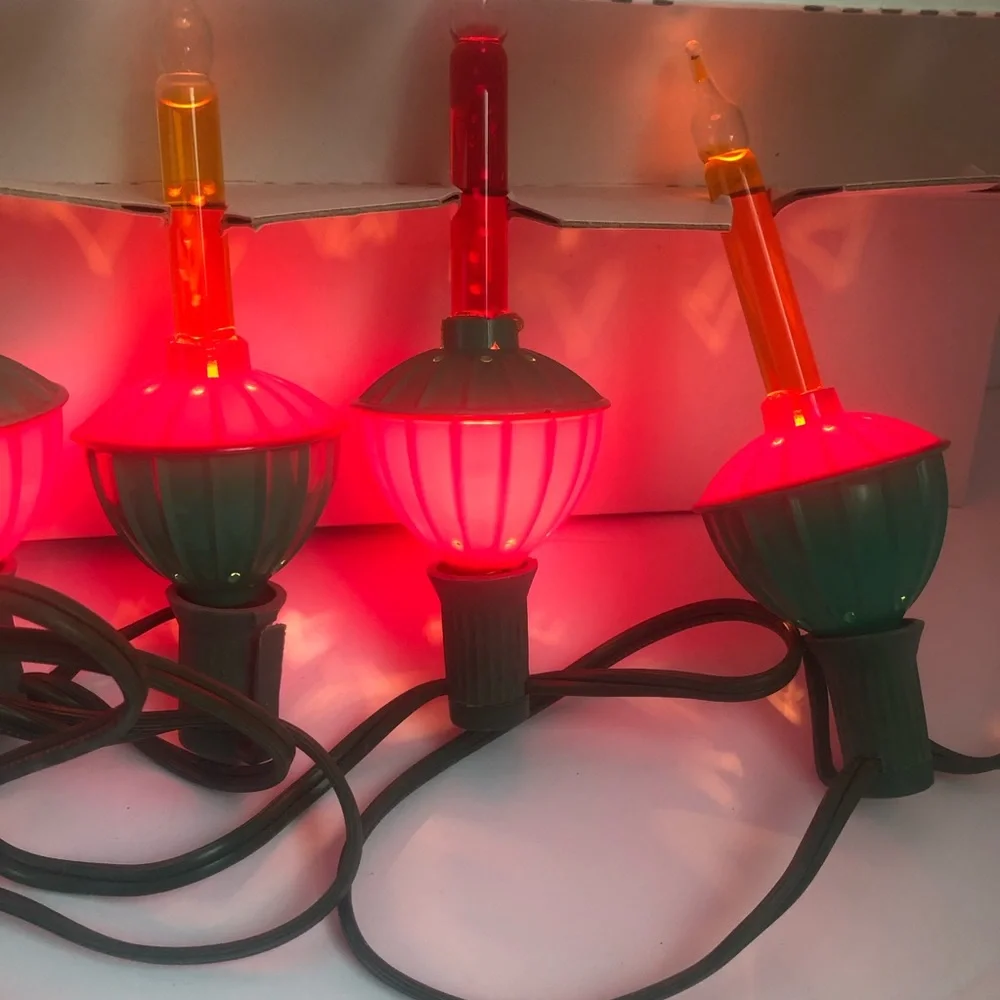 NOMA Expressions Bubble Lite Set Vintage 7 bulbs one doesn’t bubble